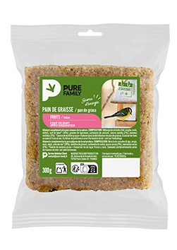 Boules de graisse : Pains de graisse : Fruits