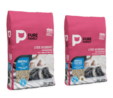 Litières absorbantes minérales